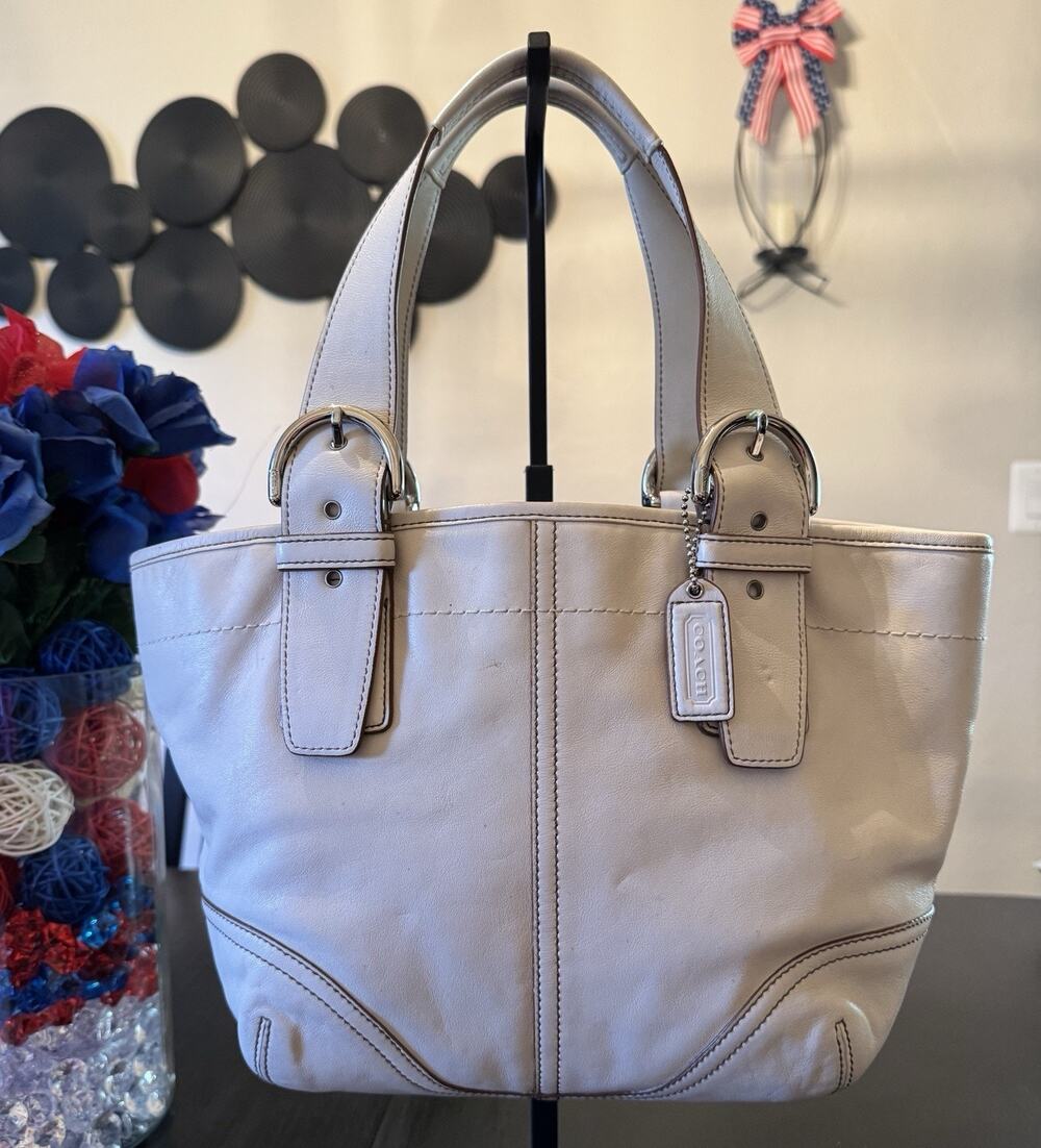 Vintage Coach Soho Leather Satchel Shoulder Bag